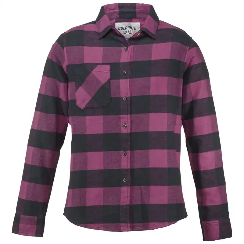 Ověřený Dolomite Shirt Flanell Check (Modrá) - Dámská flanelová košile Endorphin Republic