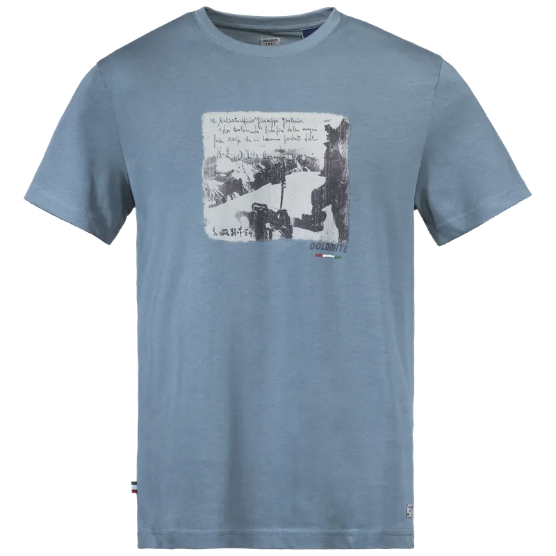 DOLOMITE Tec T-Shirt M‘s Expedition Graphic (Modrá) - Pánské tričko Endorphin Republic Víkendová Akce