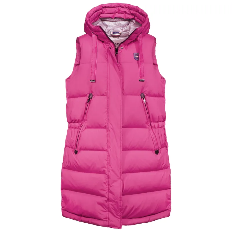 Dolomite Vest Long 76 Fitzroy (Purpurová) - Dámská péřová dlouhá vesta Endorphin Republic Nízká Cena