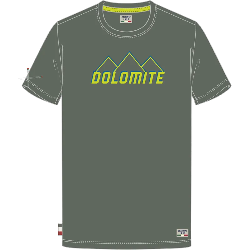 Nejprodávanější Dolomite Logo (Zelená) - Pánské triko Endorphin Republic
