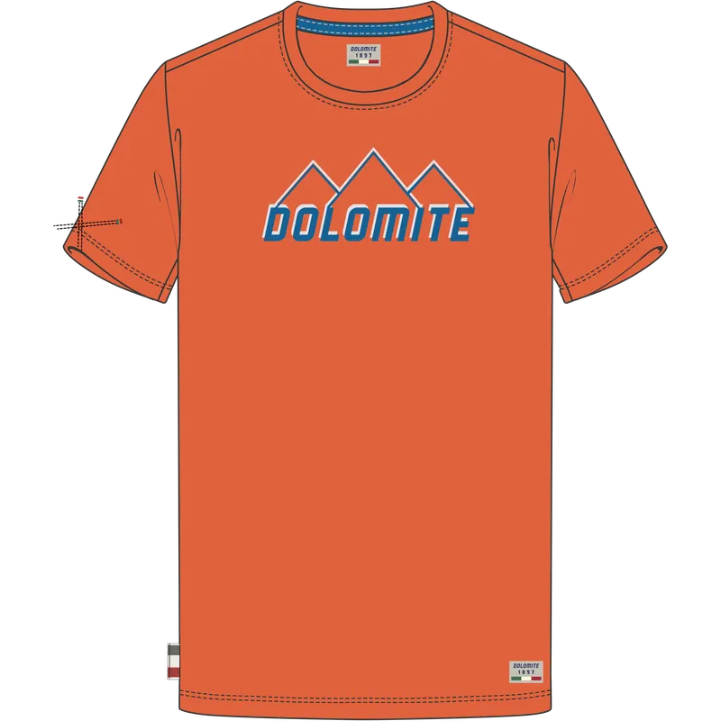 Dolomite Logo (Oranžová) - Pánské triko Endorphin Republic Sezónní Sleva