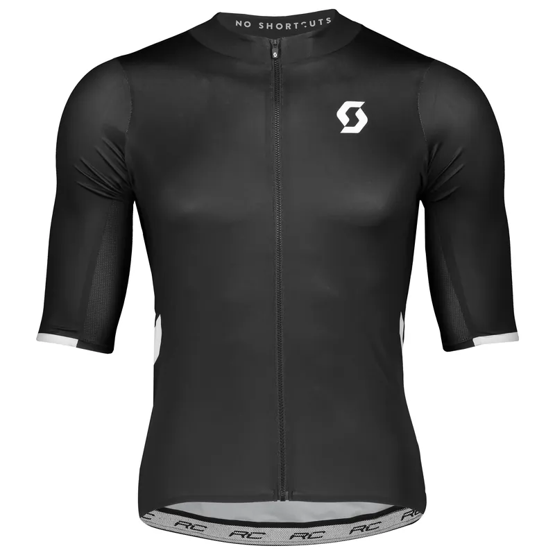 SCOTT Shirt M‘s RC Premium (Černá) - Pánský cyklistický dres s krátkým rukávem Endorphin Republic Vysoce Kvalitní