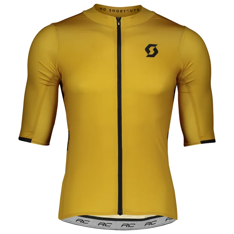 Akční Nabídka SCOTT Shirt M‘s RC Premium (Žlutá) - Pánský cyklistický dres s krátkým rukávem Endorphin Republic