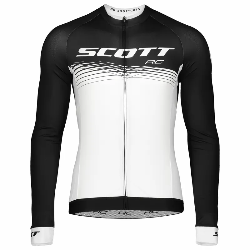 Cenově Výhodný SCOTT Shirt M‘s RC Pro l/sl (Černá) - Pánský cyklistický dres s dlouhým rukávem Endorphin Republic