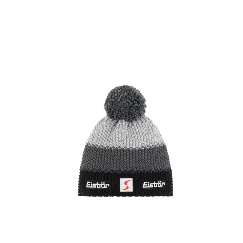 Eisbär Star Pompon MÜ SP kids (Černá) - Dětská čepice Endorphin Republic Přímo Od Výrobce