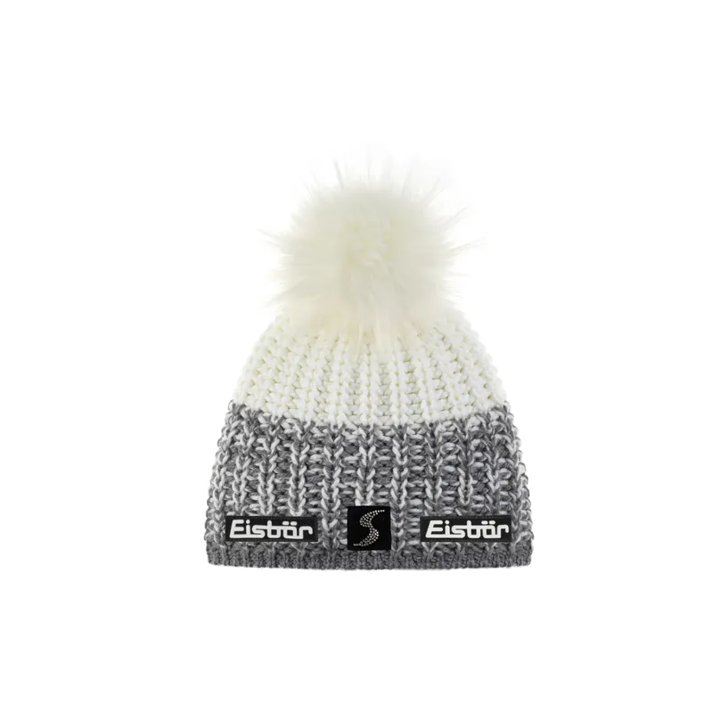 Expresní Doručení Eisbär Focus Lux Crystal (Bílá) - Elegantní dámská čepice z Merino vlny. Endorphin Republic