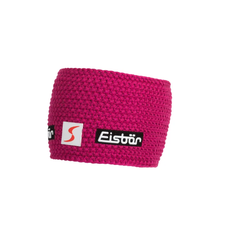 Eisbär Jamie (Purpurová) - Pletená čelenka s fleecovou podšívkou. Endorphin Republic Finální Výprodej