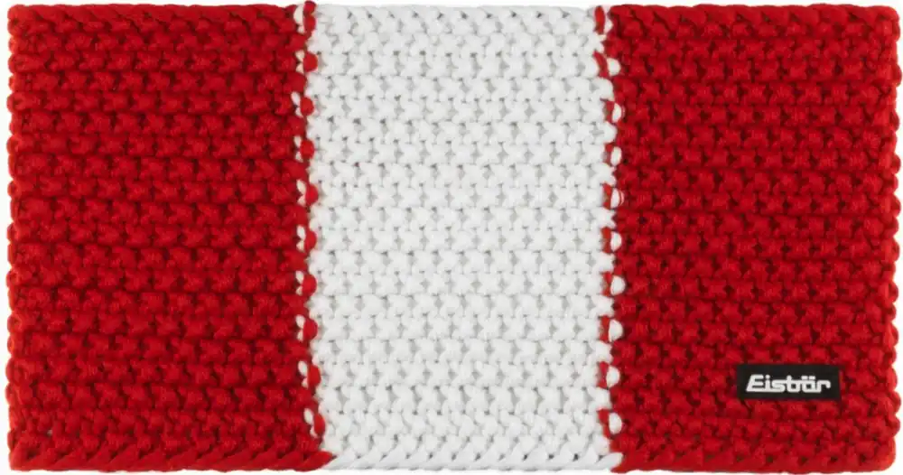 Hit Sezóny Eisbär Jamie Flag STB (Bílá) - Hrubě pletená čelenka Endorphin Republic