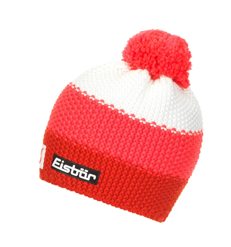 Eisbär Star Pompon MÜ SP (Červená) - Sportovní čepice Endorphin Republic Nejlepší Volba