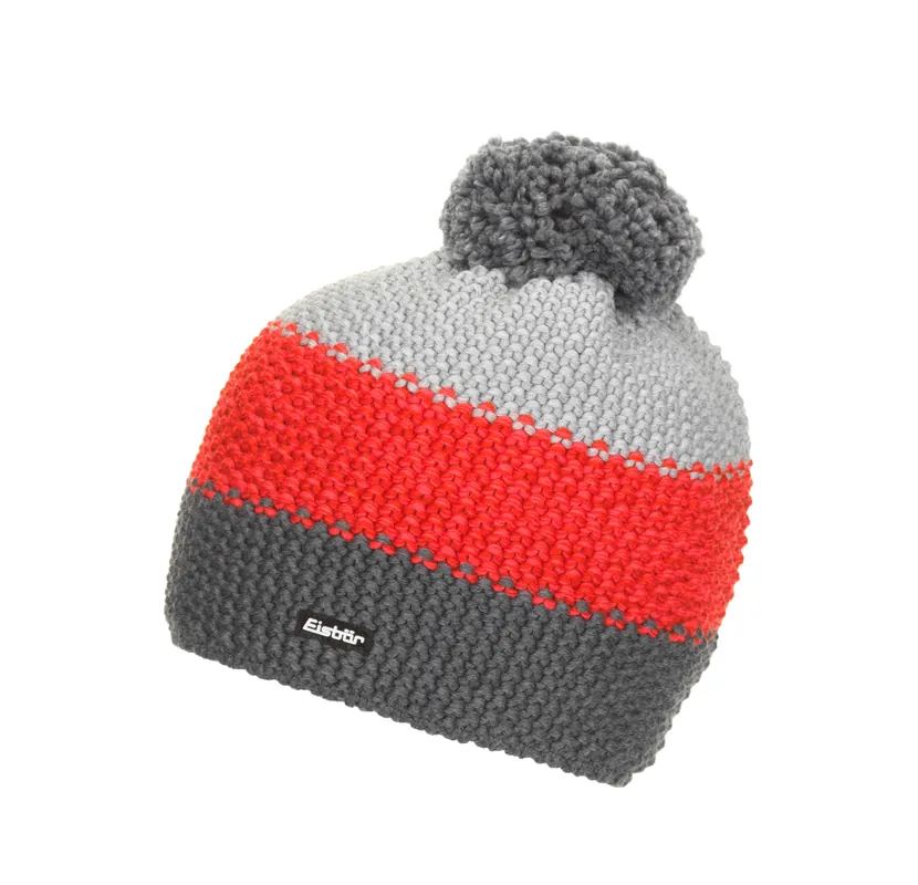Objednat Nyní Eisbär Star Pompon MÜ (Šedá) - dětská čepice Endorphin Republic