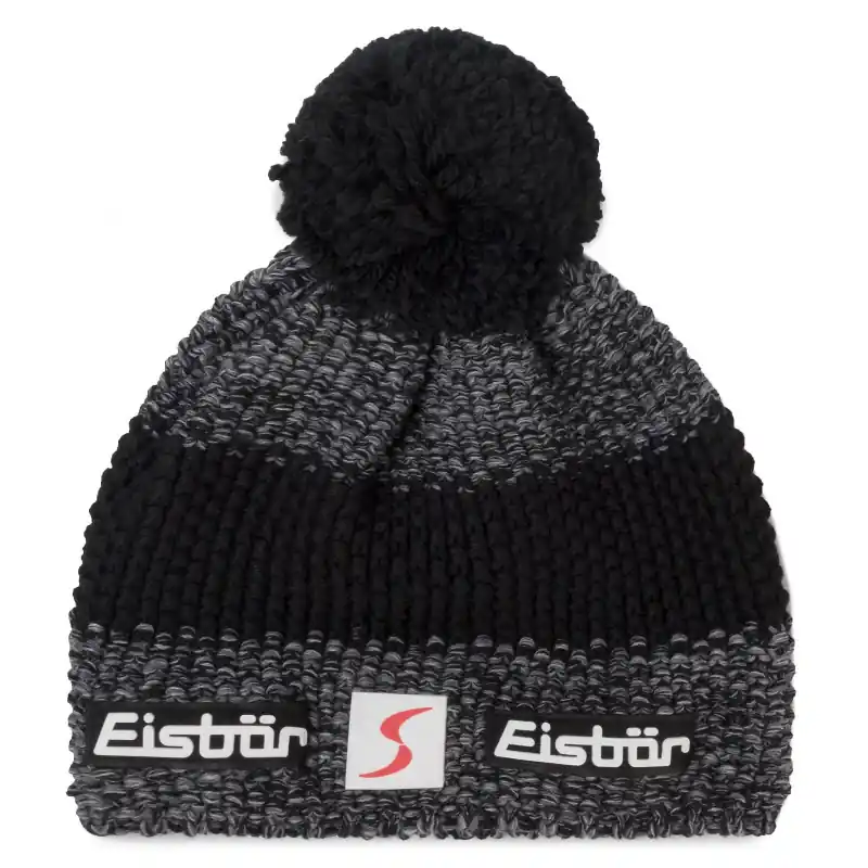Originální Eisbär Styler Pompon (Černá) - Sportovní unisex čepice z Merino vlny. Endorphin Republic