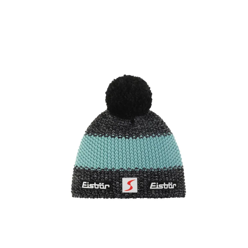 Eisbär Styler Pompon (Černá) - Sportovní unisex čepice z Merino vlny. Endorphin Republic Nízká Cena