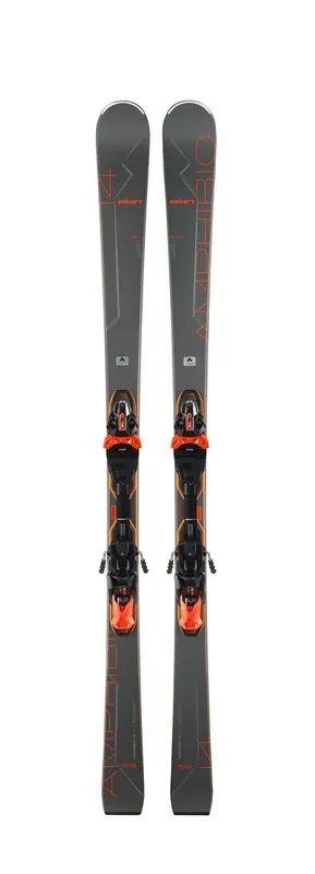 ELAN AMPHIBIO 14 TI FUSION + vázání EMX 11 (Šedá) - sjezdové lyže s vázáním Endorphin Republic Nízká Cena