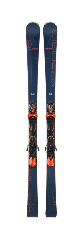 ELAN AMPHIBIO 16 TI FUSION + Vázání EMX 12 (Modrá) - sjezdové lyže Endorphin Republic Levný