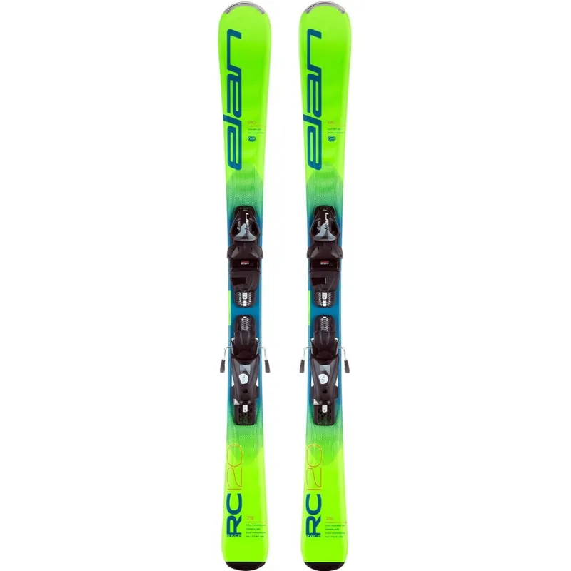 Nakupujte Hned ELAN RC RACE GREEN QS + vázání EL 7.5 (Zelená) - dětské sjezdové lyže Endorphin Republic