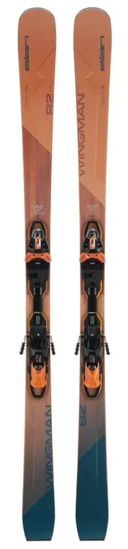 Zlevněný Elan Wingman 82 Cti Fusion + Emx 12 (Oranžová) - Sjezdové lyže s vázáním Endorphin Republic