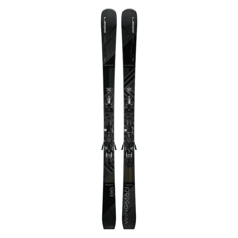 Sezónní Sleva Elan WINGMAN 86 BLACK EDITION FUSION X + EMX 12 (Černá) - Sjezdové lyže s vázáním Endorphin Republic