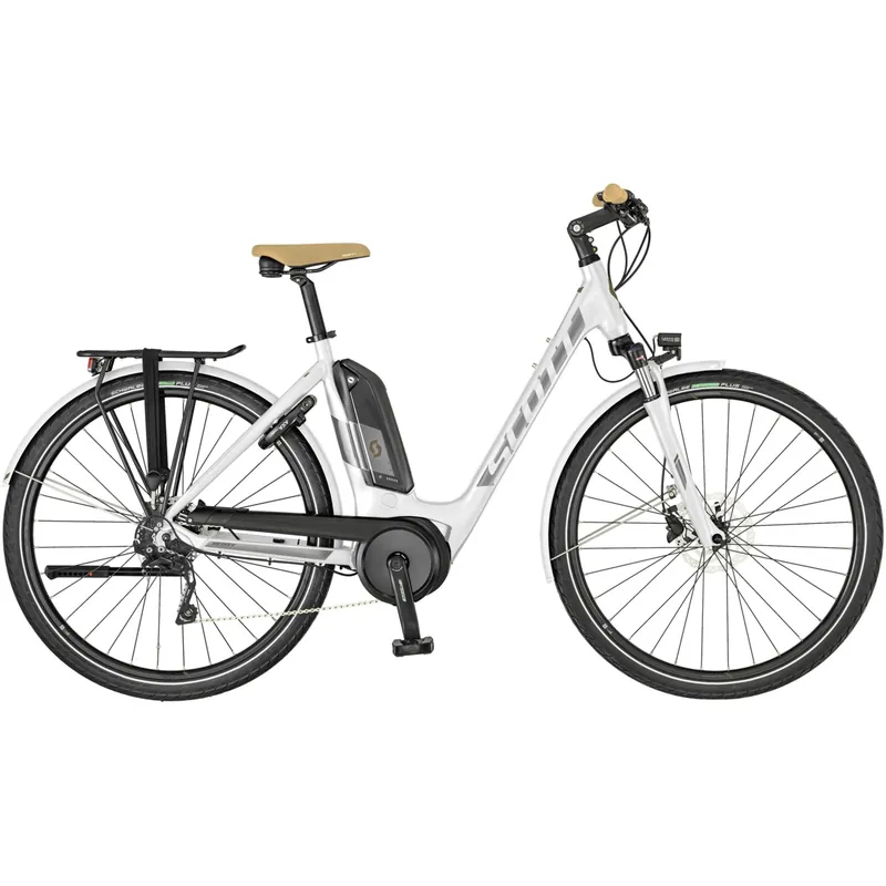 Finální Výprodej Elektrokolo SCOTT Sub Tour eRide 10 Unisex white Endorphin Republic