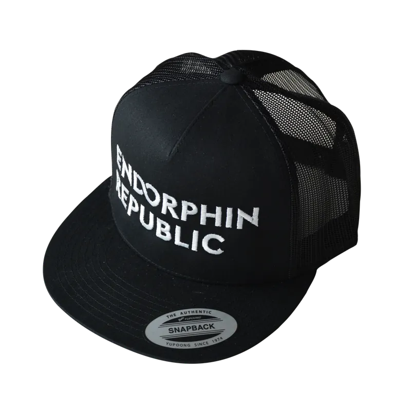 Sezónní Sleva Endorphin Republic Classic Trucker (Černá) - Kšiltovka Endorphin Republic