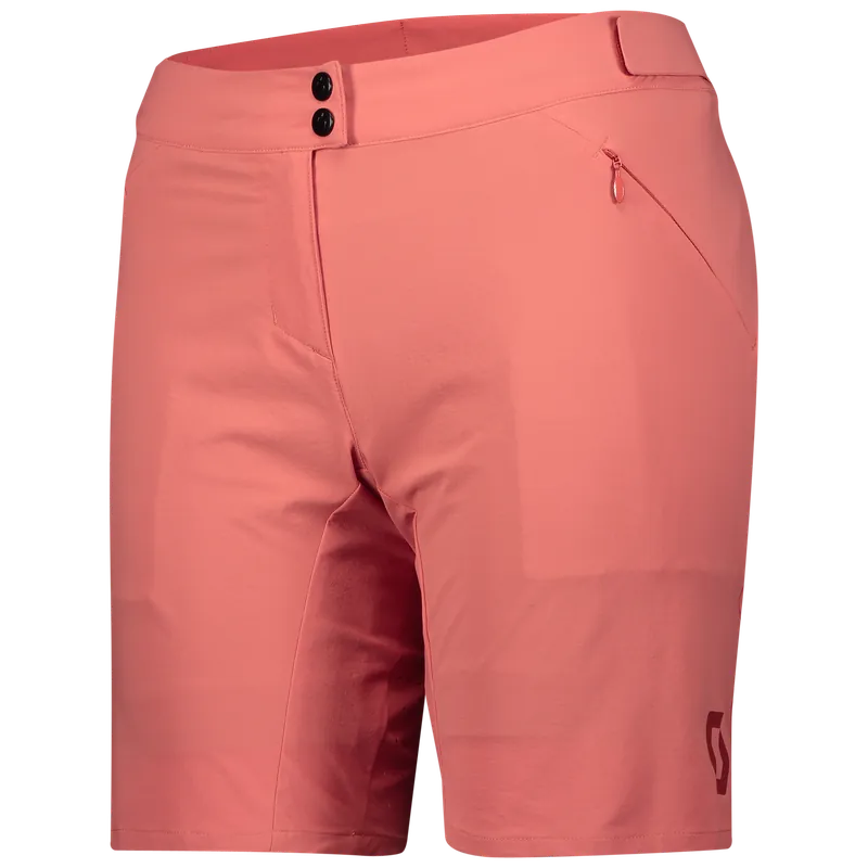 Scott Endurance ls/fit w/pad (Červená) - Dámské cyklistické šortky Endorphin Republic Ihned K Objednání