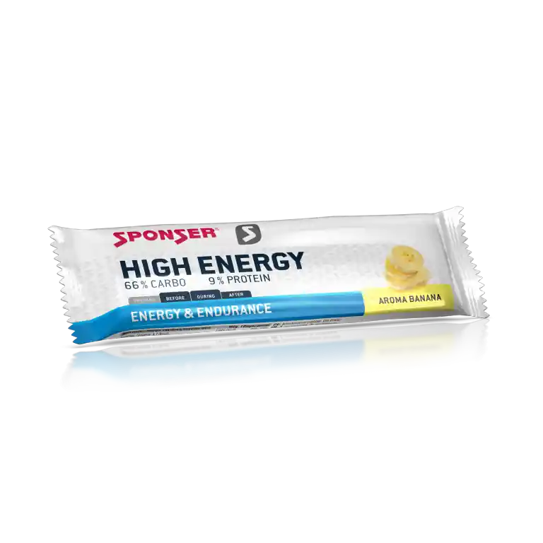 Sponser High Energy bar Banana 45g - Energetická tyčinka Endorphin Republic Omezená Nabídka