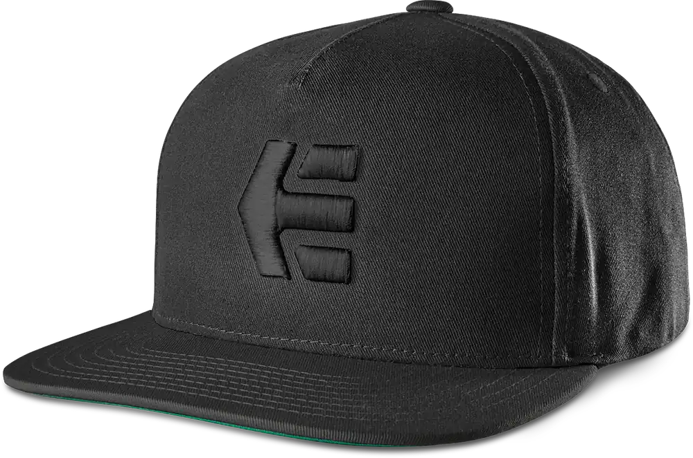 Etnies Icon Snapback (Černá) - Kšiltovka s rovným kšiltem Endorphin Republic Aktuální