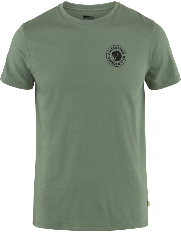 Sezónní Sleva FjällRäven 1960 Logo T-shirt M (Zelená) - Pánské triko Endorphin Republic