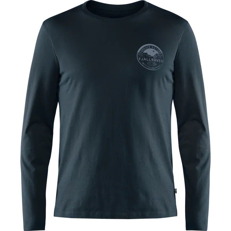 Fjällräven Forever Nature Badge LS M (Tmavě modrá) - Pánské triko Endorphin Republic Aktuální