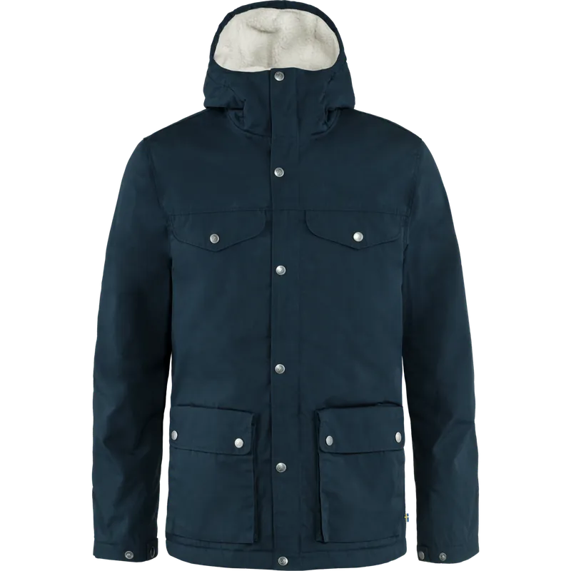 FjällRäven Greenland Winter Jacket M (Modrá) - Pánská zimní bunda Endorphin Republic Vysoce Kvalitní