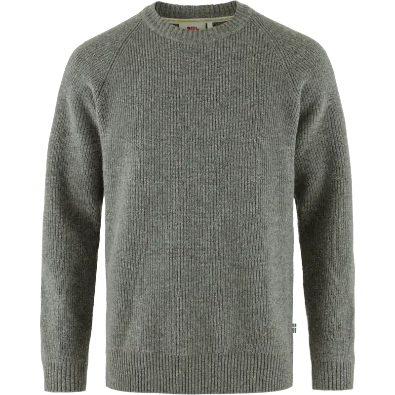 Fjällräven Övik Rib Sweater M (Šedá) - Pánský lifestylový svetr Endorphin Republic Originální