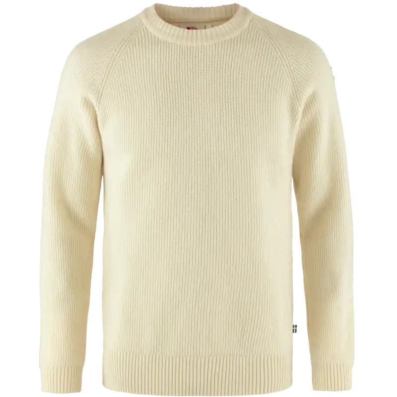 Fjällräven Övik Rib Sweater M (Bílá) - Pánský lifestylový svetr Endorphin Republic Omezená Nabídka