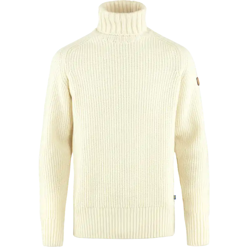 Ověřený Fjällräven Övik Roller Neck Sweater M (Bílá) - Pánský vlněný rolák Endorphin Republic