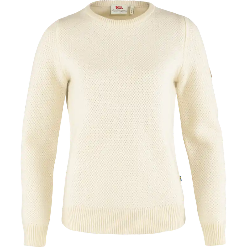 Přímo Od Výrobce Fjällräven Övik Structure Sweater W (Bílá) - Dámský lifestylový svetr Endorphin Republic