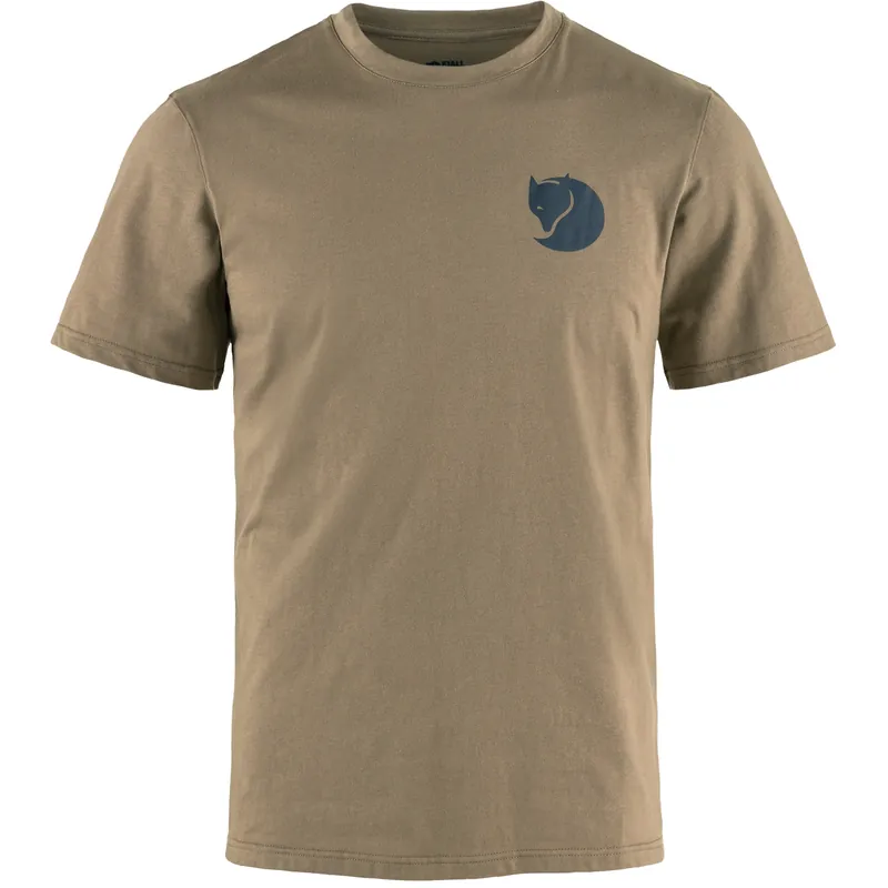 FjällRäven Walk With Nature T-shirt M (Tmavě červená) - Pánské triko Endorphin Republic Levný