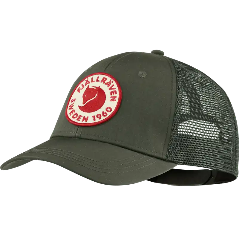 FjällRäven 1960 Logo Långtradarkeps (Tmavě červená) - Kšiltovka Endorphin Republic Must-Have