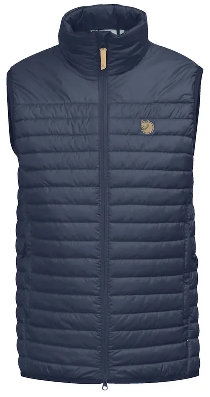 FjällRäven Abisko Padded Vest M (Šedá) - Pánská zimní vesta Endorphin Republic Víkendová Akce