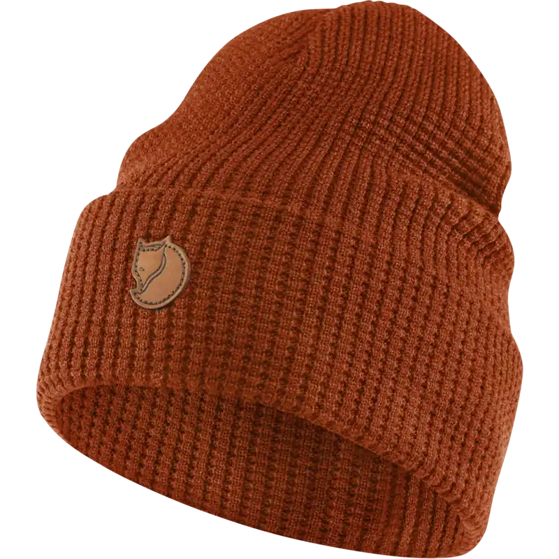 Vysoce Kvalitní FjällRäven Merino Structure Ha (Tmavě červená) - Čepice z hřejivé merino vlny Endorphin Republic