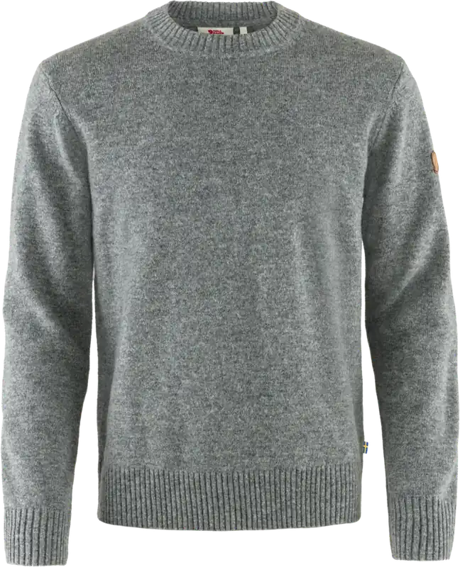 FjällRäven Övik Round-neck Sweater M (Šedá) - Pánský svetr Endorphin Republic Cenový Hit