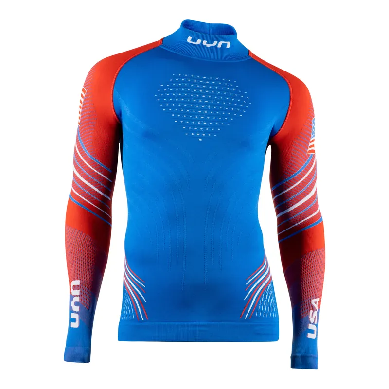 UYN NATYON 2.0 USA UNDERWEAR SHIRT LONG SLEEVESS (Bílá) - Funkční triko s dlouhým rukávem Endorphin Republic Rychlé Dodání