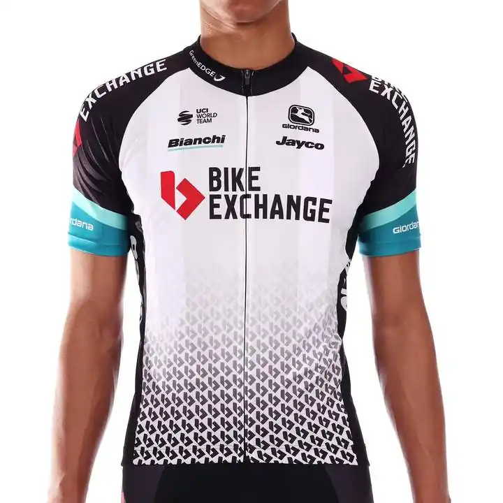 Ověřený Giordana 2021 BikeExchange Vero Pro (Bílá) - Pánský cyklistický dres kr. rukáv Endorphin Republic