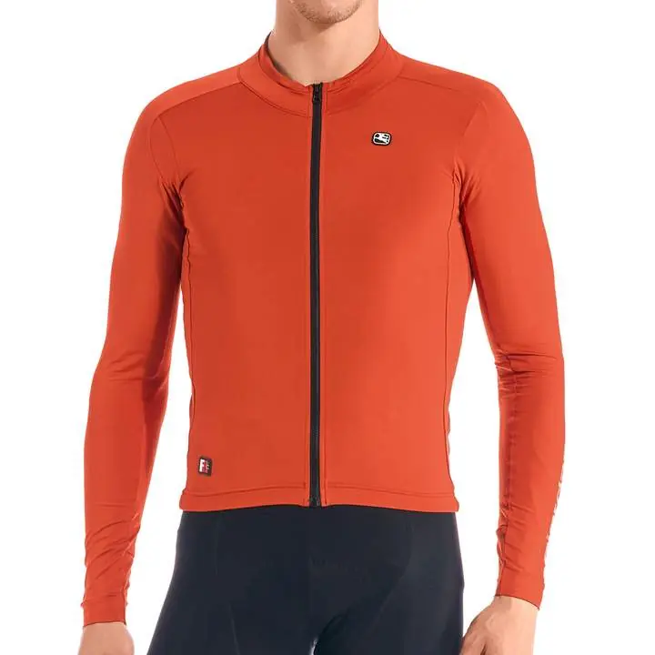 Giordana FR-C PRO Thermal Long Sleeve Jersey (Oranžová) - Pánský cyklistický dres Endorphin Republic Cenově Výhodný