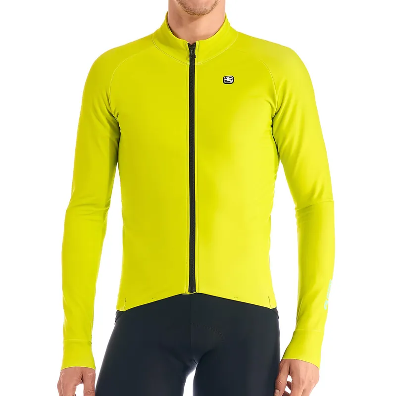 Giordana G-Shield Thermal Long Sleeve Jersey (Zelená) - Pánský cyklistický dres Endorphin Republic Hit Sezóny