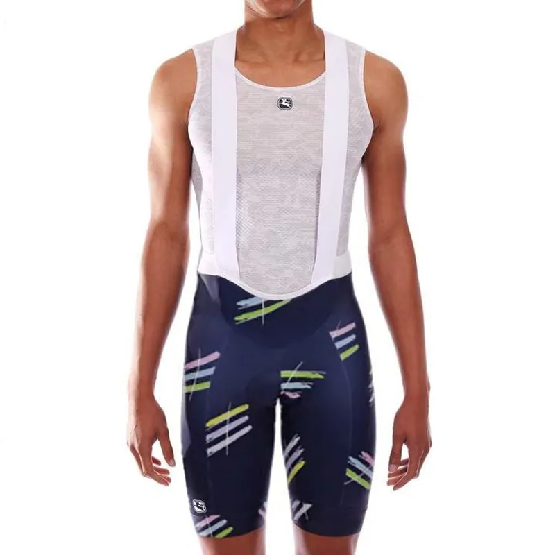 Giordana Moda Retro Tally Vero Pro (Modrá) - Pánské cyklistické kraťasy s kšandami Endorphin Republic Jen Po Omezenou Doba