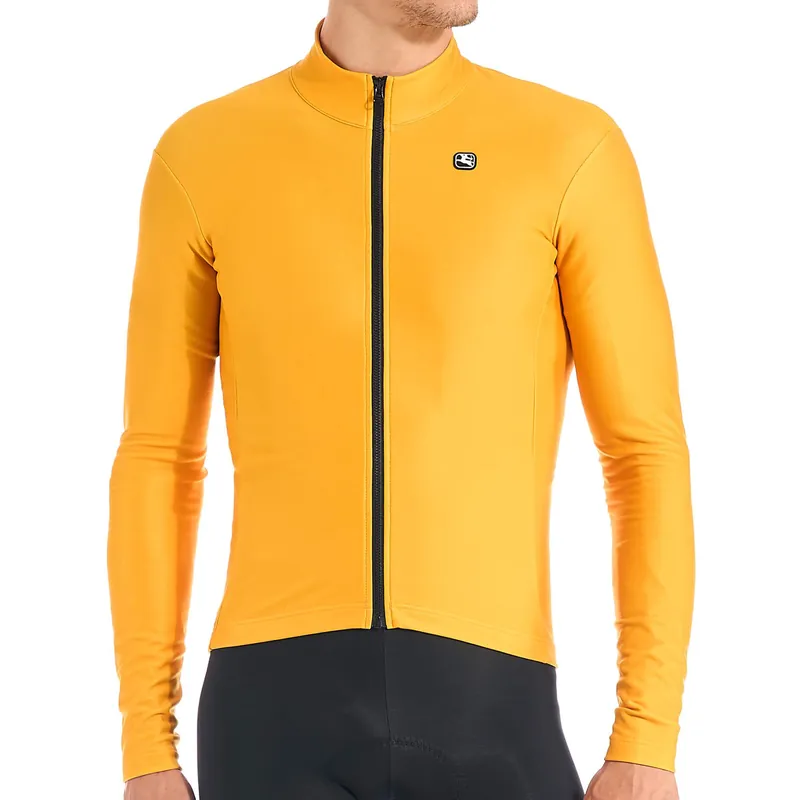 Časově Omezené Giordana Silverline Long Sleeve Jersey (Žlutá) - Pánský cyklistický dres Endorphin Republic