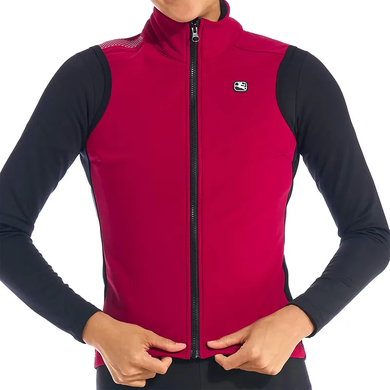 Sleva Giordana Silverline Winter vest (Černá) - Dámská cyklistická vesta Endorphin Republic