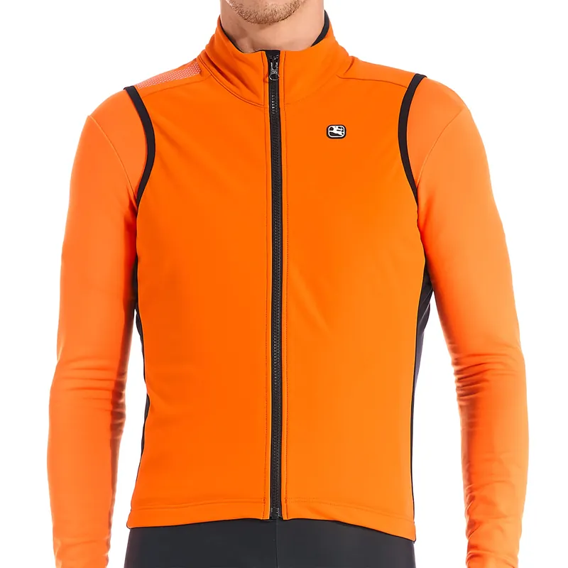 Giordana Silverline Winter Vest (Oranžová) - Pánská cyklistická vesta Endorphin Republic Vysoce Kvalitní