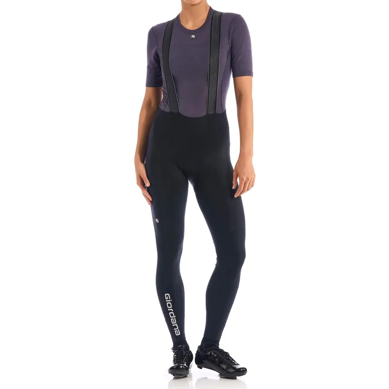Akční Cena Giordana Thermal Bib Tights Nero (Černá) - Dámské cyklistické kalhoty s kšandami Endorphin Republic