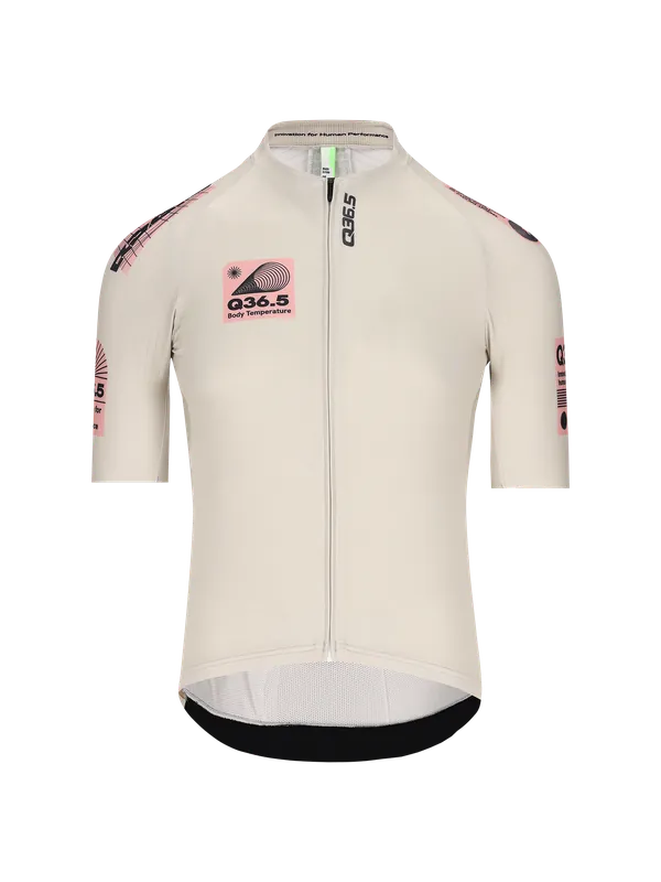 Gregarius Pro Retrofuture (Bílá) - Pánský cyklistický dres Endorphin Republic Sleva