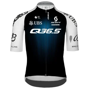 Gregarius Q36.5 Pro Cycling Team (Šedá) - Pánský cyklistický dres Endorphin Republic Oblíbený