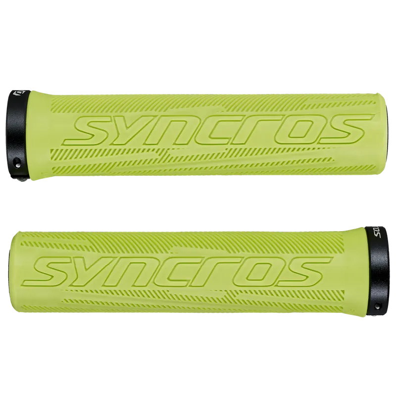 Nakupujte Hned Syncros Grips Pro, Lock-On (Žlutá) - Gripy se zámkem Endorphin Republic
